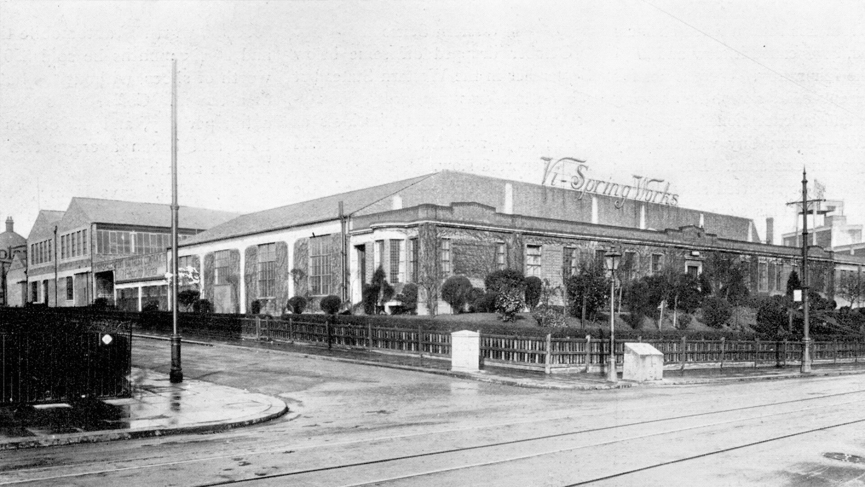 Vispring matras fabriek in 1927